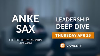 Anke Sax - German CIO Of The Year 2019 & dwpbank