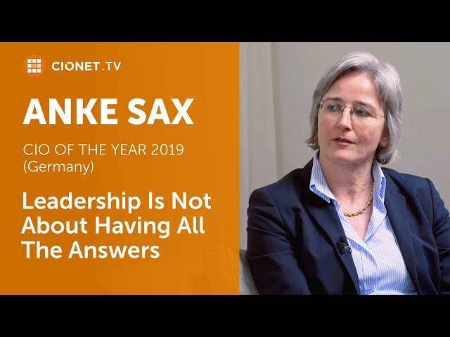 Anke Sax - Leadership Is Not About Having All The Answers